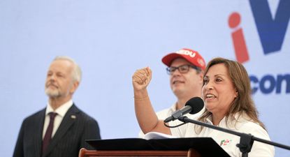 Dina Boluarte, presidenta de Perú