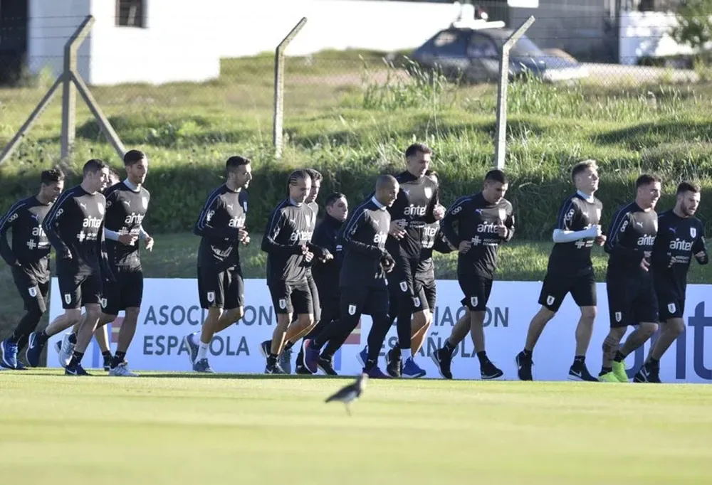 Entrenamiento de Uruguay