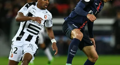 El salteño aportó un gol en la aplastante victoria ante Rennes