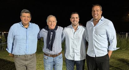 Jorge Barrera, Juan Pedro Damiani, Víctor Bedrossian e Ignacio Ruglio