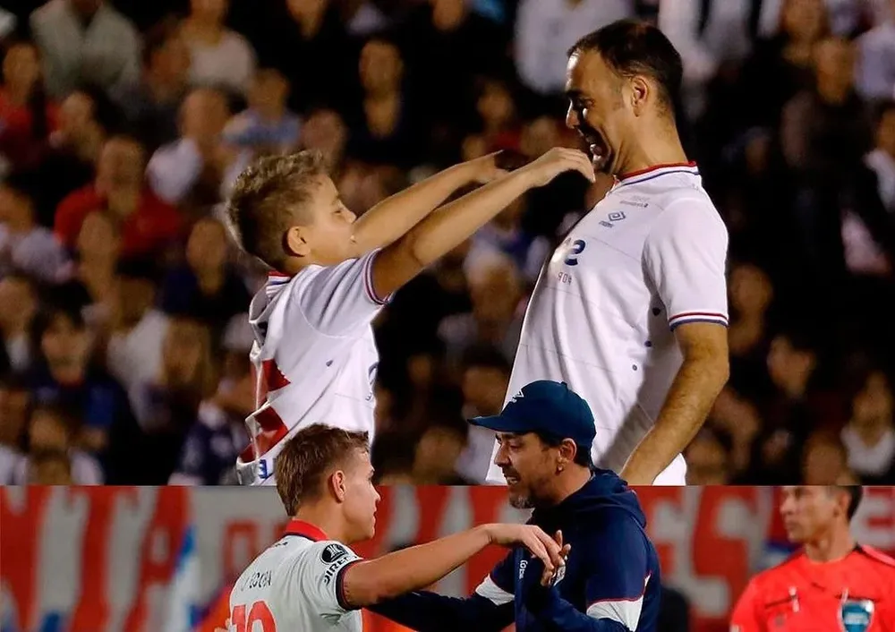 El abrazo del hijo al padre