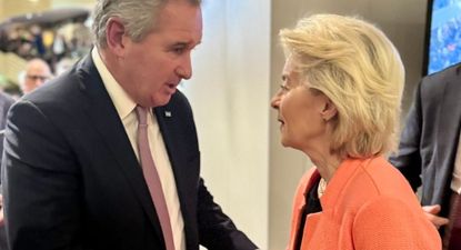 El canciller Pablo Quirno se reunió en Múnich con Ursula von der Leyen, presidenta de la Comisión Europea, luego de la media sanción en el Congreso en favor del Acuerdo Mercosur-UE.&nbsp;