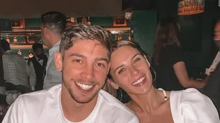 Valverde y su esposa, MIna Bonino, fueron a ver a River Plate ante Fluminense