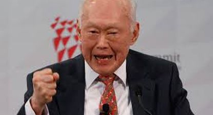 Lee Kwan Yew, fallecido primer ministro de Singapur.