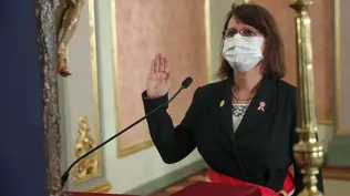La ministra de Salud de Perú, Pilar Mazzetti