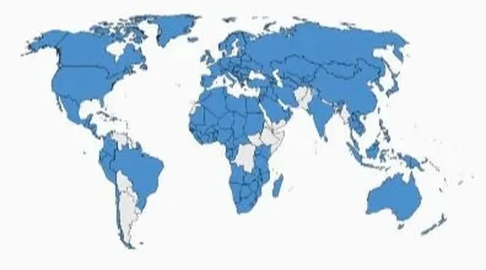 156 estados miembros y Uruguay no forma parte
