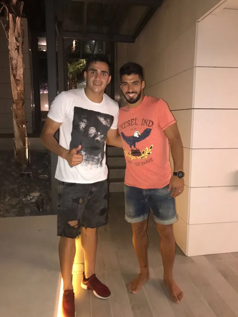 Maxi Gómez y Luis Suárez