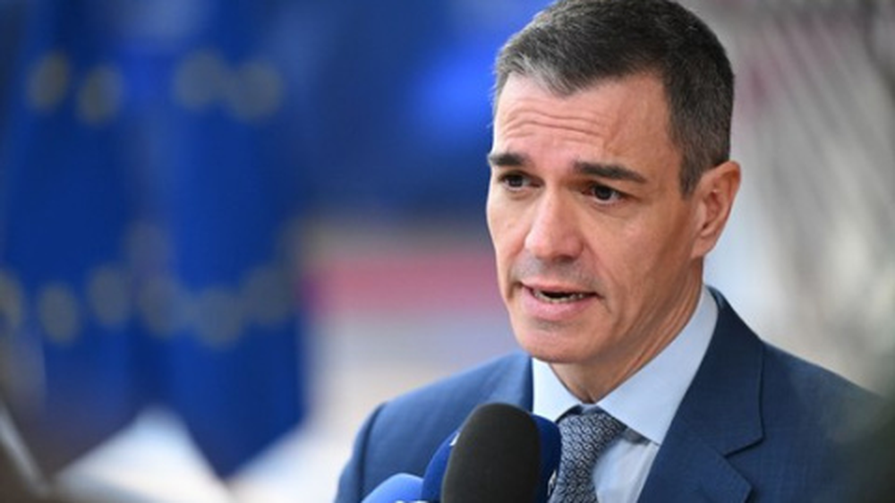 El presidente del Gobierno español, Pedro Sánchez en la reunión del Consejo Europeo.