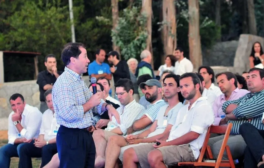 El socio fundador de Riverwoos Capitals, Michel Marks, captó la atención de los emprendedores