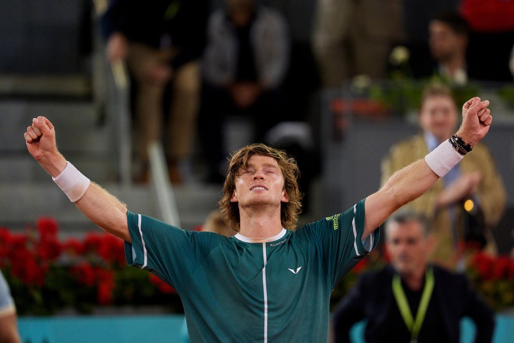 Andrey Rublev se consagra en Madrid.