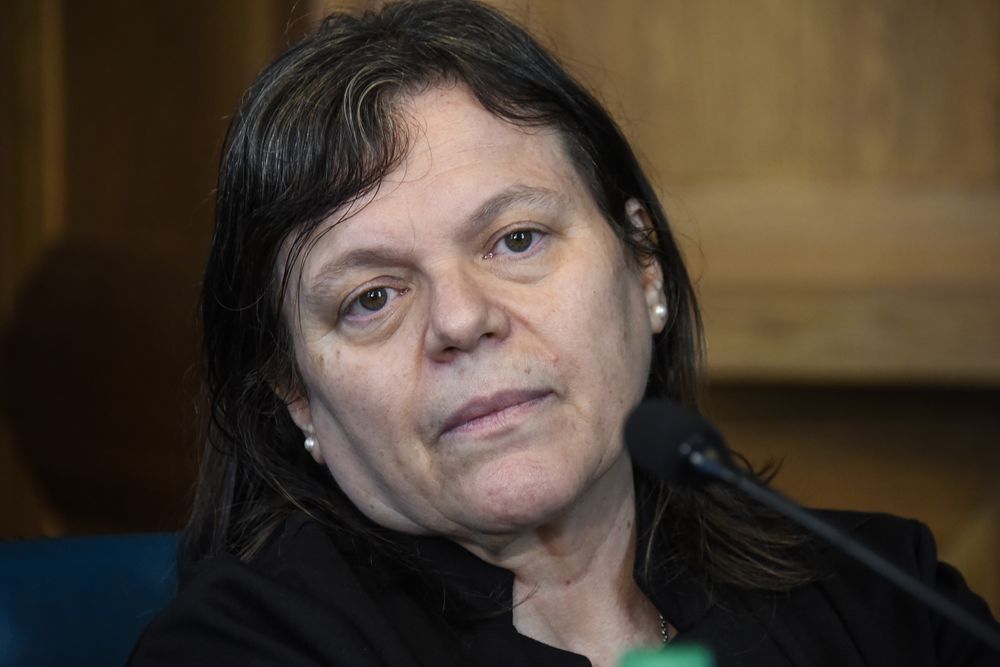 20250402 Mónica Ferrero, fiscal de Corte interina en el Senado.