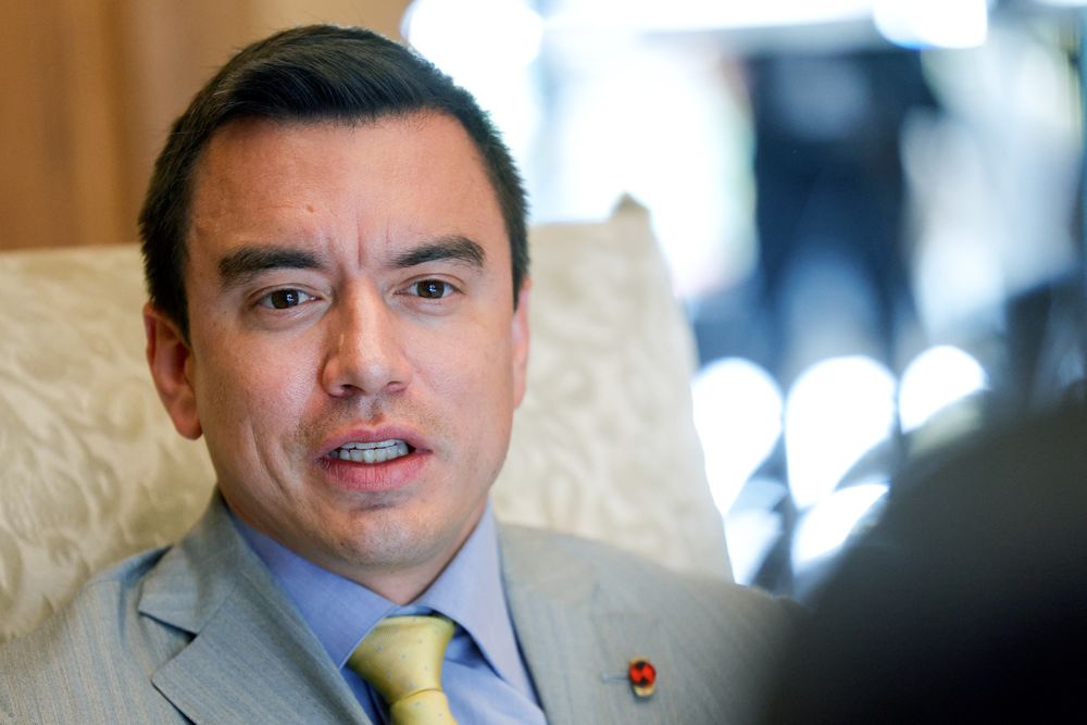 Daniel Noboa, presidente de Ecuador
