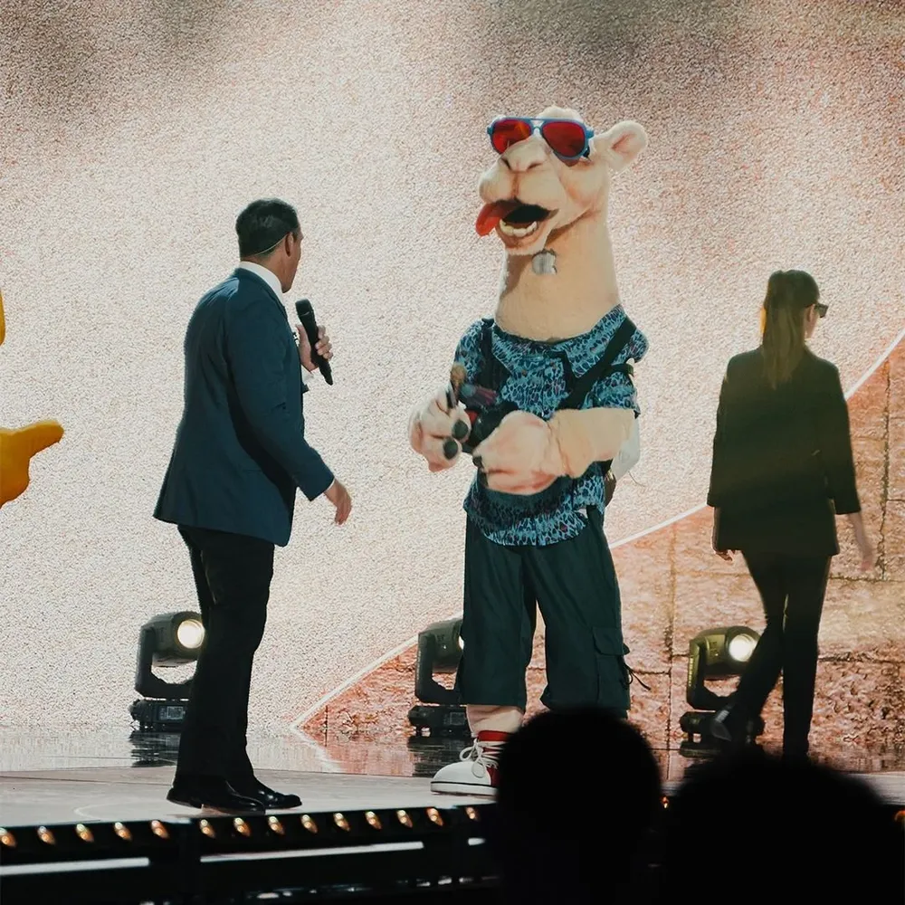 Camello, el personaje que debían adivinar este miércoles en Quién es la máscara