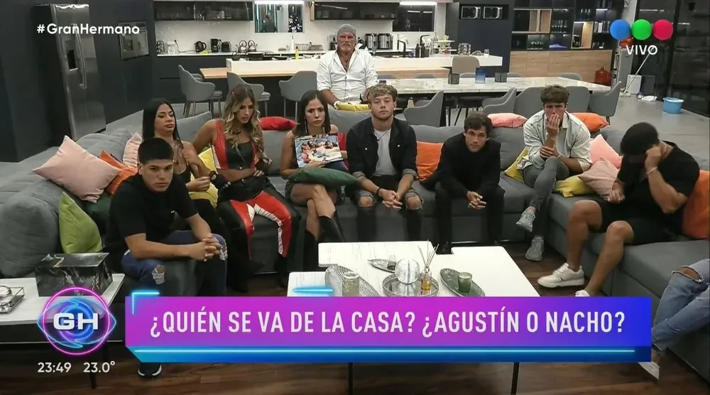 Captura de pantalla del momento antes de que se anuncie el eliminado