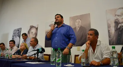 Graciela Bianchi, Álvaro Delgado, Nicolás Olivera, Sebastián Da Silva y Carmen Asiaín