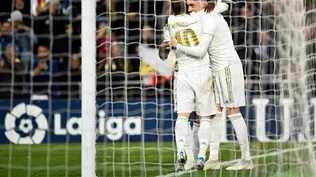Mirá la corrida, la pausa y la asistencia de Valverde para el gol de Modric