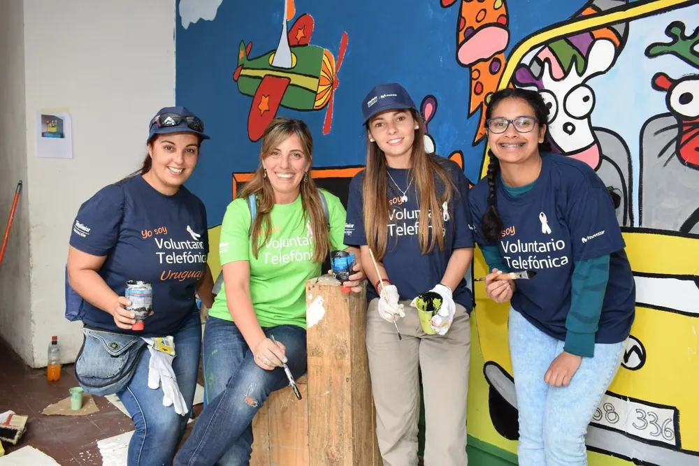 Laura Rolfo, Adriana Fedorczuk, Florencia Piriz y Paula Moreira