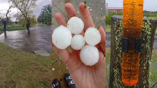 Granizo, lluvias intensas e inundaciones: así se vivió el paso del temporal por distintos puntos del país