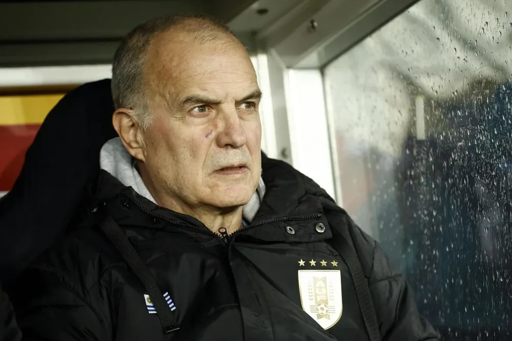Marcelo Bielsa este martes en el partido ante Costa de Marfil