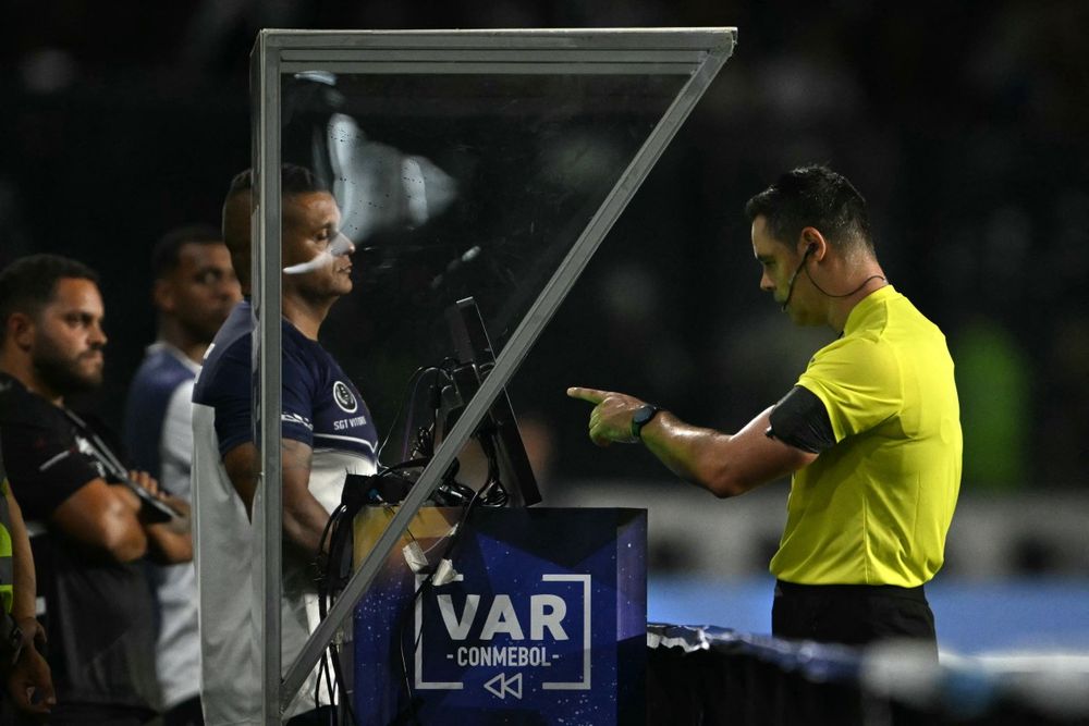 Hernán Heras en Vasco vs Audax Italiano