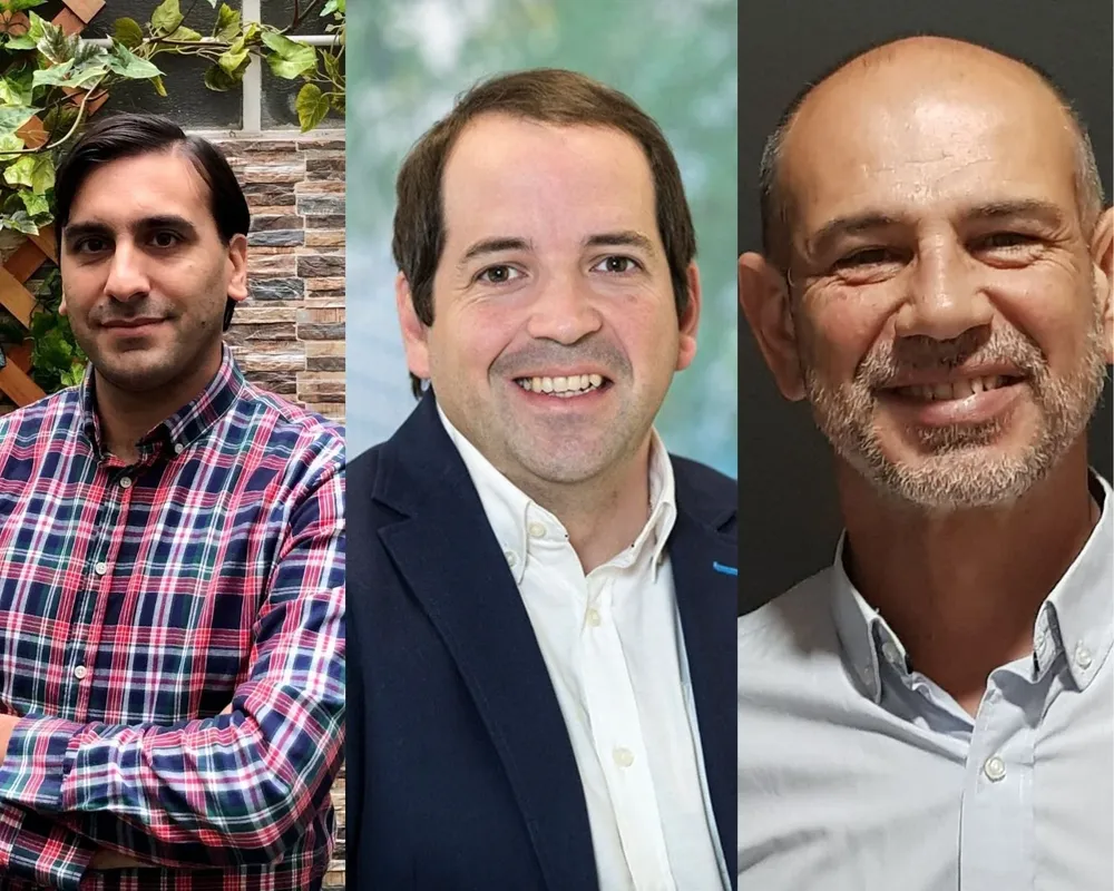 Jorge Bejar, Rodrígo Fernández y Ariel Pacilio