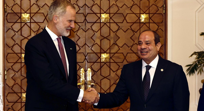 Felipe VI y el presidente de la República Árabe de Egipto, Abdelfatah El-Sisi