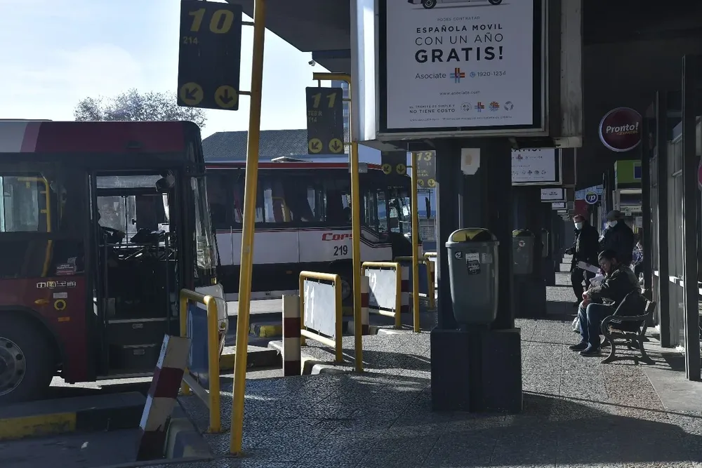 Foto de archivo de la Terminal Baltasar Brum,