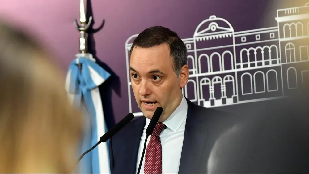 Manuel Adorni, vocero presidencial