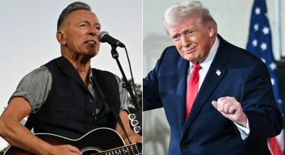Bruce Springsteen y Donald Trump&nbsp;