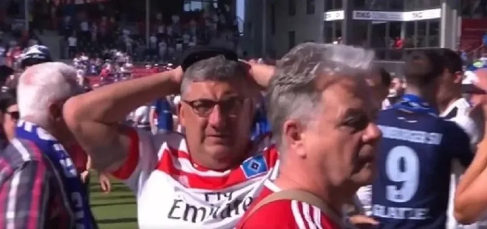 Así terminaron los hinchas de Hamburgo