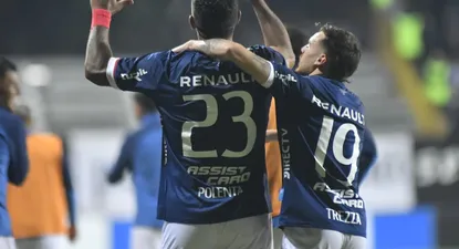 El festejo de Diego Polenta y Alfonso Trezza