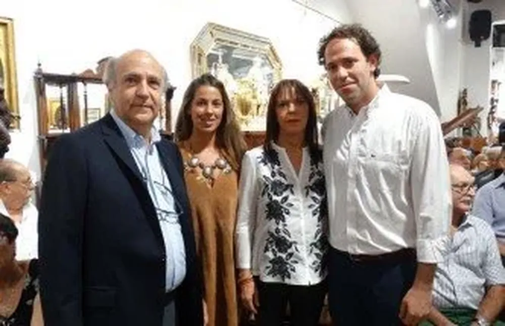 Héctor y Luciana Bavastro, Sandra Miraballes y Eugenio Bavastro