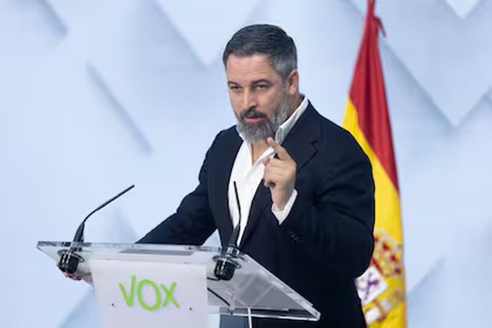 Santiago Abascal, líder de Vox.