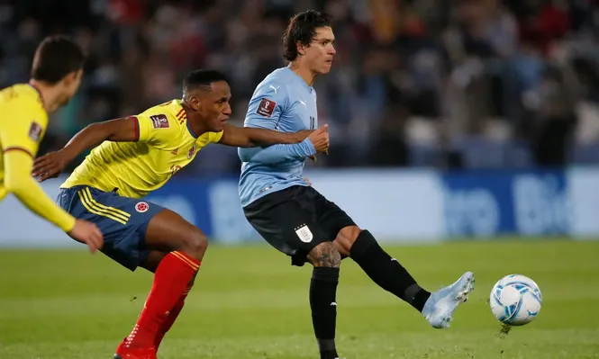Darwin Núñez ante Colombia