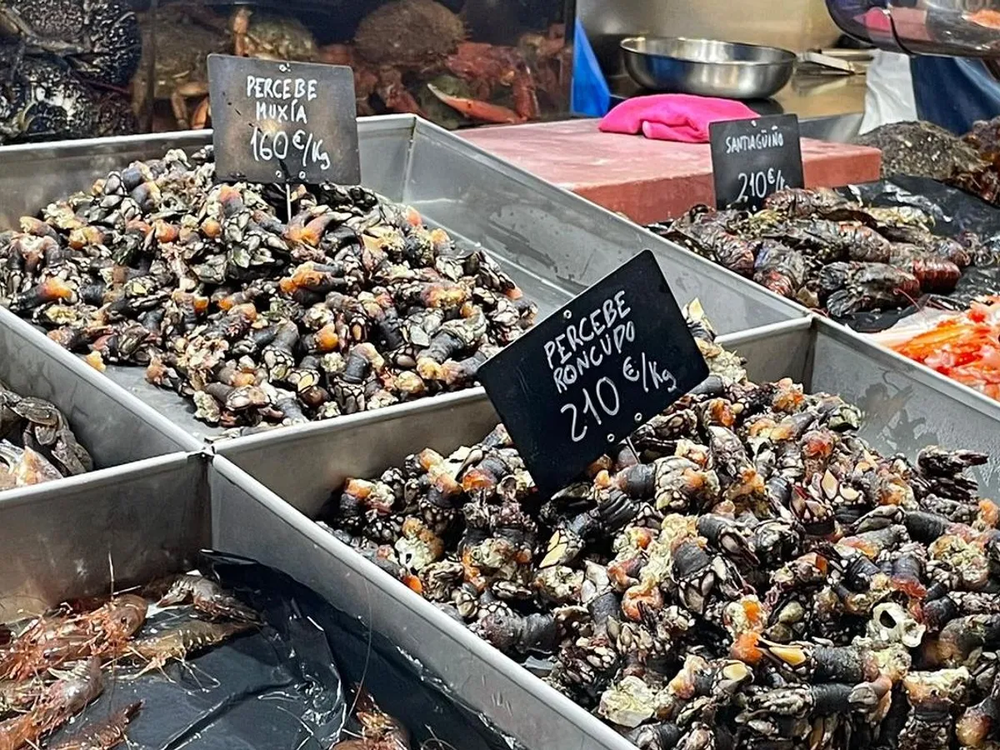 Los percebres aumentaron un 78%.