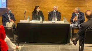 De la presentación de la herramienta, en la que participaron los empresarios Carlos Lecueder y Santiago Sartori.