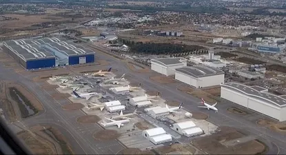 Planta de la empresa aeronáutica francesa Airbus en Toulouse