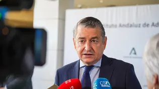 El consejero andaluz de la Presidencia, Interior, Diálogo Social y Simplificación Administrativa, Antonio Sanz.