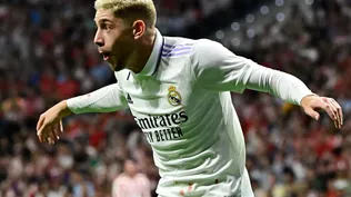 Federico Valverde juega ante Valencia Federico Valverde juega ante Valencia