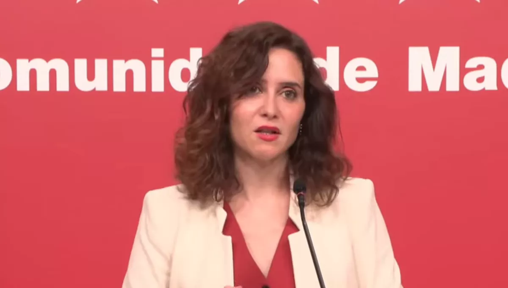 La presidenta de la Comunidad de Madrid, Isabel Díaz Ayuso.