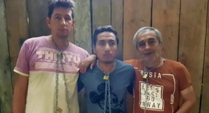 Periodistas ecuatorianos que fueron secuestrados y asesinados por disidentes de las FARC en Colombia.