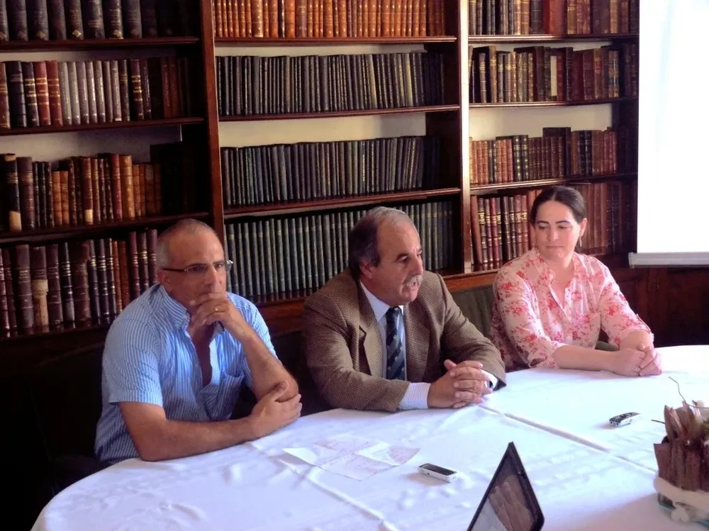 Alvaro Roel, Rubén Echeverría y Olga Ravagnolo