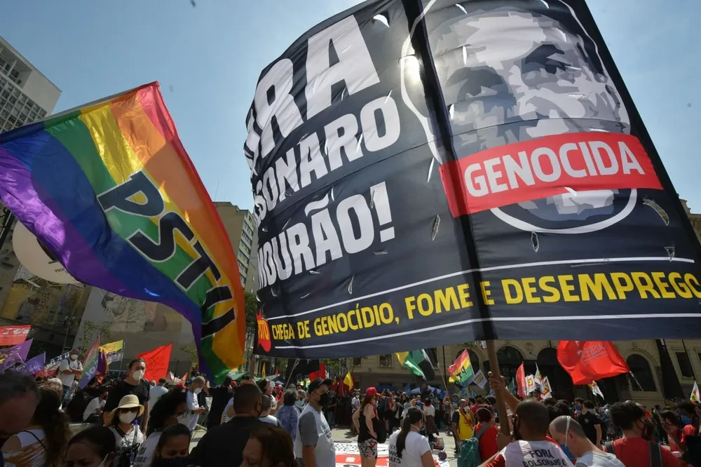 Manifestaciones contra Bolsonaro