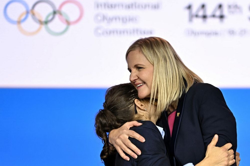 Kirsty Coventry tras ser electa en el COI