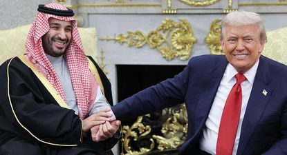 Trump se reunió con el príncipe saudí en la Casa Blanca.