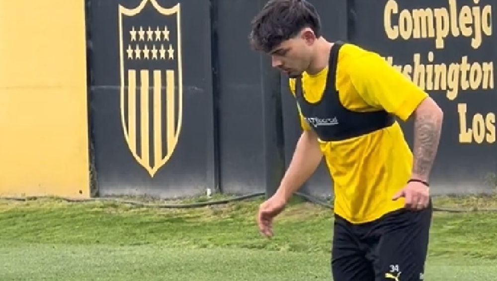 Nahuel Herrera volvió a los entrenamientos con Peñarol tras su lesión en el pie hace un mes