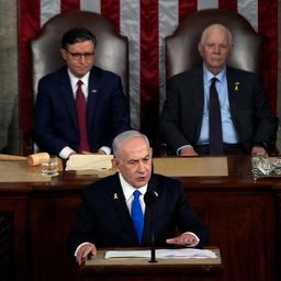 benjamin netanyahu elogio a donald trump en medio de su visita al congreso de estados unidos
