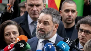 El presidente de Vox, Santiago Abascal.