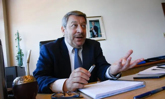 El presidente del BPS, Alfredo Cabrera.