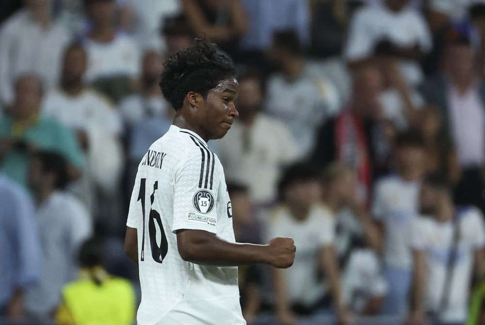 Endrick hace historia con el Real Madrid.